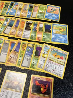 Vintage Pokemon Card WOTC Set Base Fossil S4 Charmander Rocket LOT 80+ ALL LP/NM - Image 3