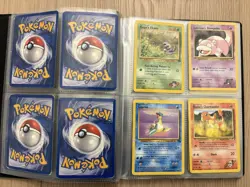 Pokemon TCG WOTC Vintage Cards in binder including holos and 1st edition - Image 4