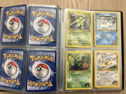 Pokemon TCG WOTC Vintage Cards in binder including holos and 1st edition - Image 5