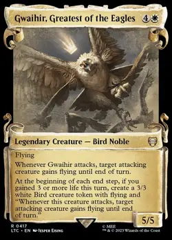 MTG Gwaihir, Greatest of the Eagles LTC Rare Foil #417 - Image 1