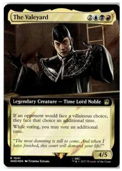 MTG Foil The Valeyard (Extended Art)(Surge Foil) - WHO Moderately Played English - Image 1