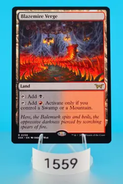 MTG Blazemire Verge Duskmourn: House of Horror Regular #256 - Image 1