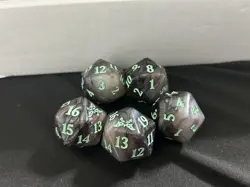 MTG Duskmourn Nightmare Bundle OVERSIZED Glow in the Dark Spindown D20 Dice - Image 1