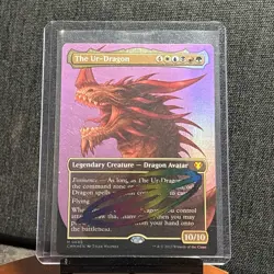 MTG | The Ur-Dragon | Borderless Foil | Signed by Artist, Tyler Walpole! - Image 1