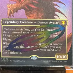 MTG | The Ur-Dragon | Borderless Foil | Signed by Artist, Tyler Walpole! - Image 2