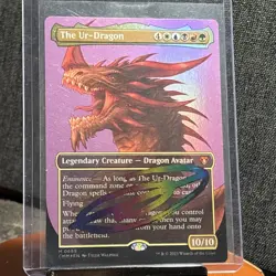 MTG | The Ur-Dragon | Borderless Foil | Signed by Artist, Tyler Walpole! - Image 4