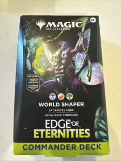 Magic: The Gathering Edge of Eternities World Shaper Commander Deck Unopened - Image 1