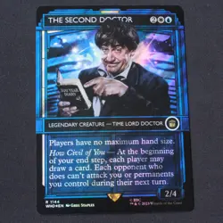 The Second Doctor Showcase Surge Foil 1144 MTG Universes Beyond: Doctor Who NM - Image 1