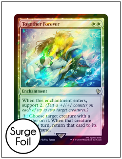 1x Together Forever, Surge Foil, Final Fantasy, Magic MTG NM - Image 1