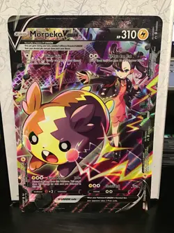 Morpeko V Union SWSH290 Jumbo Pokemon Black Star Promo - Image 1