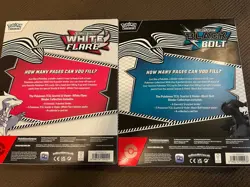 Pokemon TCG - Black Bolt & White Flare Binder Collections Set Of Two New Sealed - Image 2