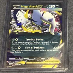 Pokemon TCG Mega Absol ex 086/132 Me01: Mega Evolution Holo Rare Near Mint NM - Image 1