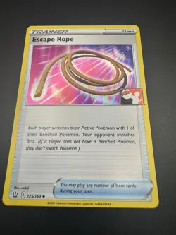 Escape Rope 125/163 Pokemon TCG Play! Prize Pack Series 1 - Battle Styles - NM - Image 4