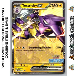 Toxtricity EX - SVP 215 - S&V Black Star Promos - 2024 Pokemon - NM - Image 1