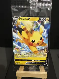 Pokemon Card Pikachu V Jakarta Festival 377/S-P Promo Indonesia SEALED Near Mint - Image 1