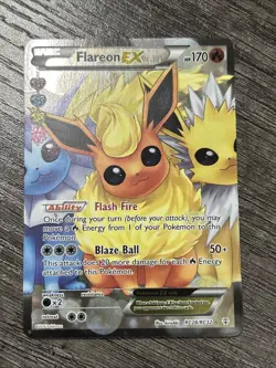 2016 Pokemon XY - Generations Radiant Collection Flareon EX #RC28/RC32 - Image 1