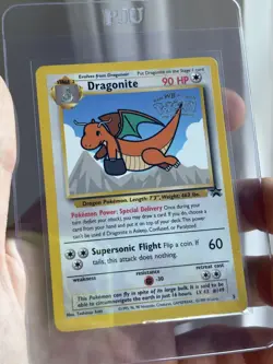 Pokemon Promo 1999 Dragonite Kids WB Presents Holo Rare LP - Image 1