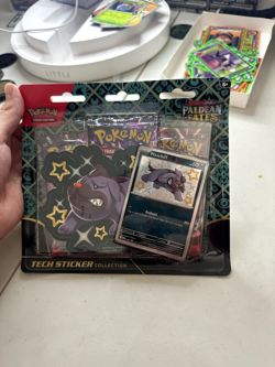 Pokemon Scarlet & Violet Paldean Fates Tech Sticker Collection Shiny Maschiff - Image 1