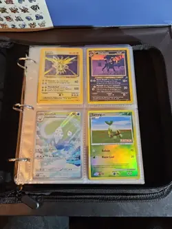 160 Pokemon Binder Collection | 30+ Vintage/WOTC/EX's+ Modern Holos + More - Image 1