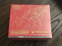 Scarlet and Violet Base Set Pokemon Center Exclusive ETB (Koraidon) New - Image 1