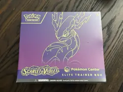 Scarlet and Violet Base Set Pokemon Center Exclusive ETB (Miraidon) New - Image 1