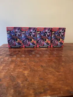 Pokemon TCG Scarlet & Violet Destined Rivals Booster Bundle Lot Of 4 New Sealed - Image 1