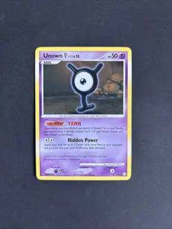 Pokemon TCG Unown Y Legends Awakened 81/146 Regular Uncommon Non Holo - LP/NM - Image 1