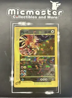 Pokemon Skyridge Box Topper Ho-oh Crystal Type 11/12 English 2003. - Image 1