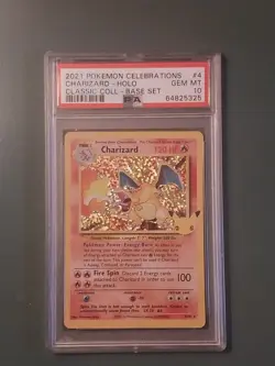 Pokemon Charizard Celebrations 4/102 Classic Holo Rare PSA 10 GEM MINT - Image 1