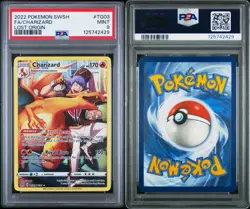 2022 Pokemon Lost Origin Charizard TG03 Full Art PSA 9 - Image 3