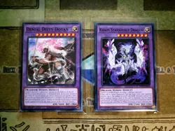 YUGIOH KHAOS STARSOURCE DRAGON + DENIAL DEITY DOTAN ROTA COMMON 1ST ED - Image 1