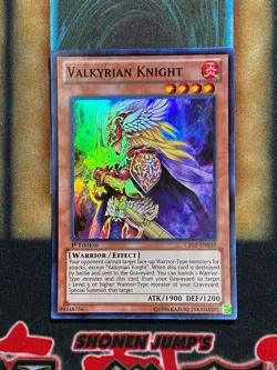 Yugioh Valkyrian Knight CBLZ-EN039 Super Rare 1st Ed LP - Image 1