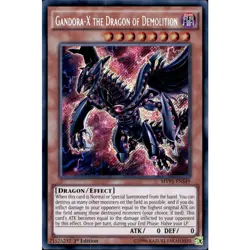 Gandora-X the Dragon of Demolition Yu-Gi-Oh! MVP1-ENS49 1st Secret Rare - Image 1