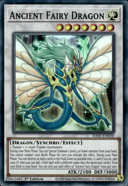 Ancient Fairy Dragon - Super Rare 1st Edition RA01-EN030 - NM - YuGiOh - Image 1