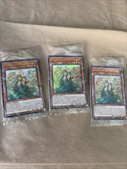 Yugioh! Goddess of the Two Sides Lost Art LART-EN079 x 3 sealed new see pics - Image 1