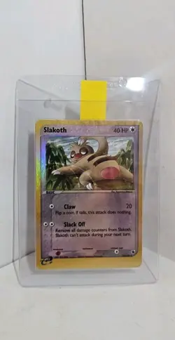 Pokemon Slakoth Card 45/109 Reverse Holo Ruby and Sapphire Set - Image 1