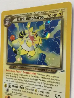 Pokemon Dark Ampharos TCG 1/105 Neo Destiny Holo Rare Unlimited LP/NM Condition - Image 5