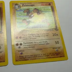Pokemon TCG Mankey Primeape 2-Card Evolution Lot WOTC Vintage 1999 - Image 3