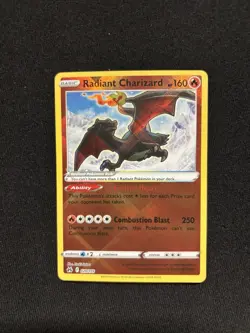 Radiant Charizard 020/159 Crown Zenith Ultra Rare Holo Shiny Pokemon Card NM/MT - Image 1