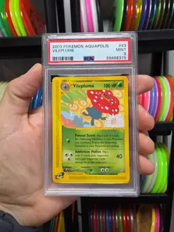 Pokemon Aquapolis Vileplume #43 NON-HOLO PSA 9 Mint Wotc Tcg Card Graded - Image 1