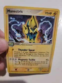 Pokemon TCG Card 2005 Deoxys - Manectric 38/107 Vintage Nintendo - Image 1