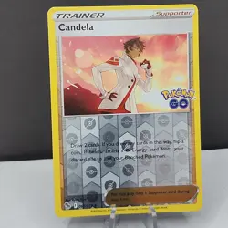 Pokemon TCG Candela 065/078 Reverse Holo Uncommon Pokemon GO - Image 1