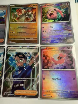 Prismatic Evolutions 8 Card Lot- Full Art, Pokeball, and Masterball Pattern - Image 2
