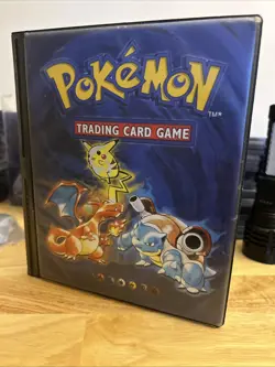 Vintage Pokemon Trading Card Game Binder 1999 Nintendo Wizards Of The Coast - Image 1