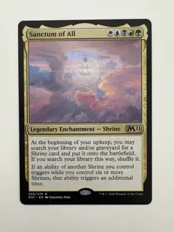 Sanctum of All MTG Magic the Gathering Card NM Near Mint M21 - Image 1
