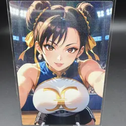 Chun-Li Streetfighter Anime Waifu Card Doujin ACG Goddess Holo - Image 2