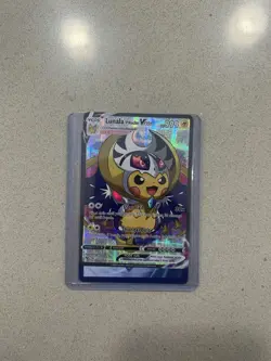 Lunala Pikachu VCOS Full Art Holo 2023 Pokemon Card - TGC - Image 1