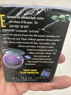 Star Trek The Next Generation Trading Card Game Started Deck Box + Loose Cards - Image 5