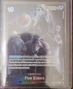 One Piece Card Game Five Elders Carrying on His Will Alternate Art #OP13-082 - Image 1