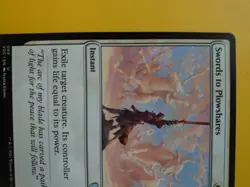 Sword to Plowshares. VOC Instant Magic the Gathering Card. - Image 3